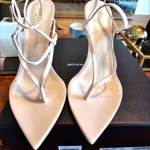 Saint Laurent instinct 110 sandal light nude